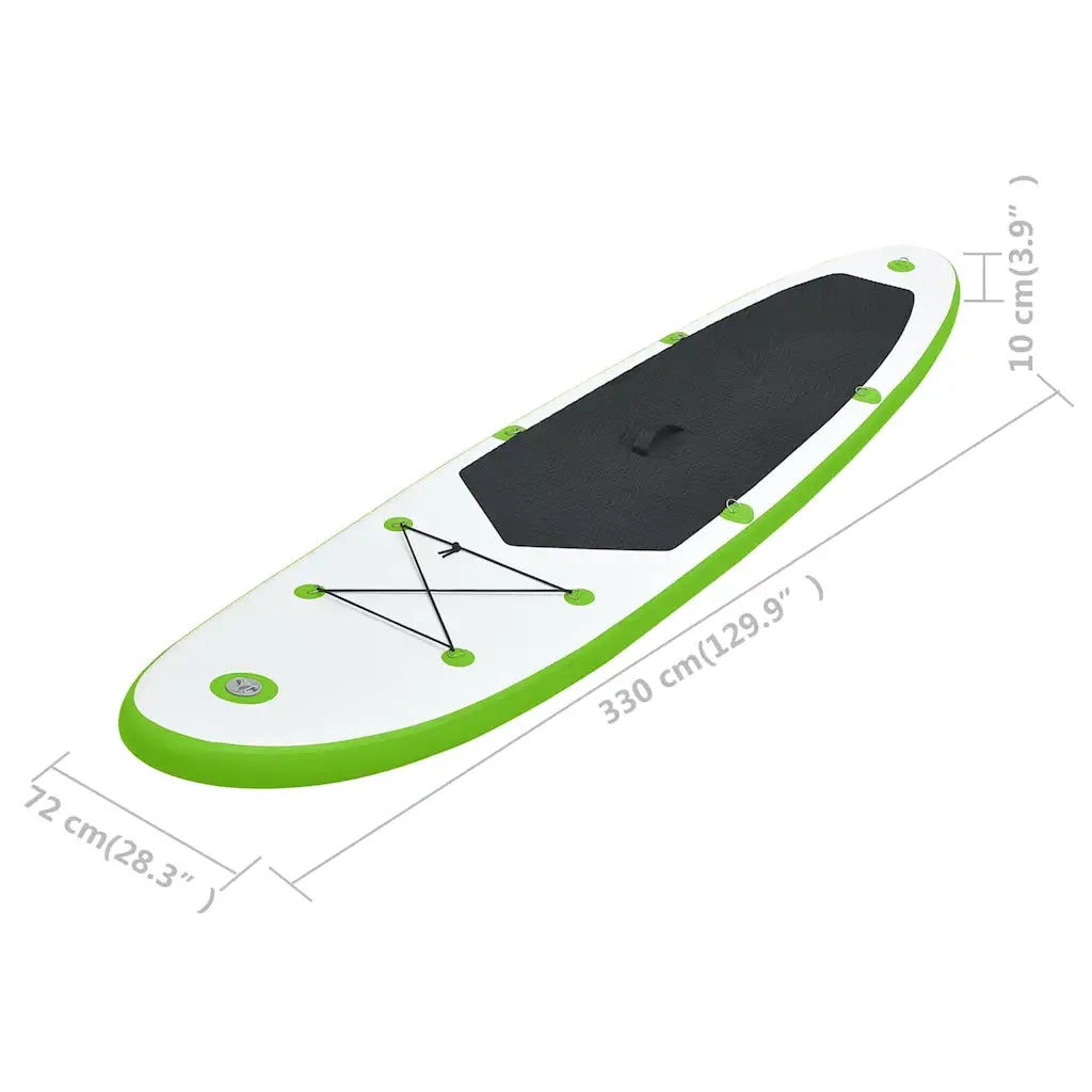 Set Tavola Gonfiabile da SUP Verde e Bianco 92732