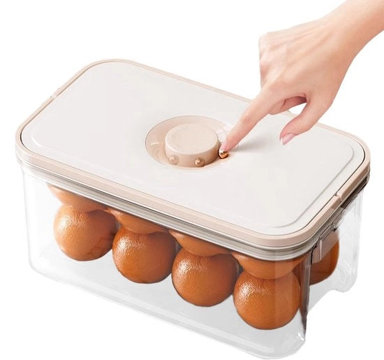 Contenitore a tenuta di aria, organizzatore di snack trasparente, contenitore portatile a tenuta di aria con coperchi a chiusura, ideale per campeggio, scuola, picnic, festa, magazzino cucina