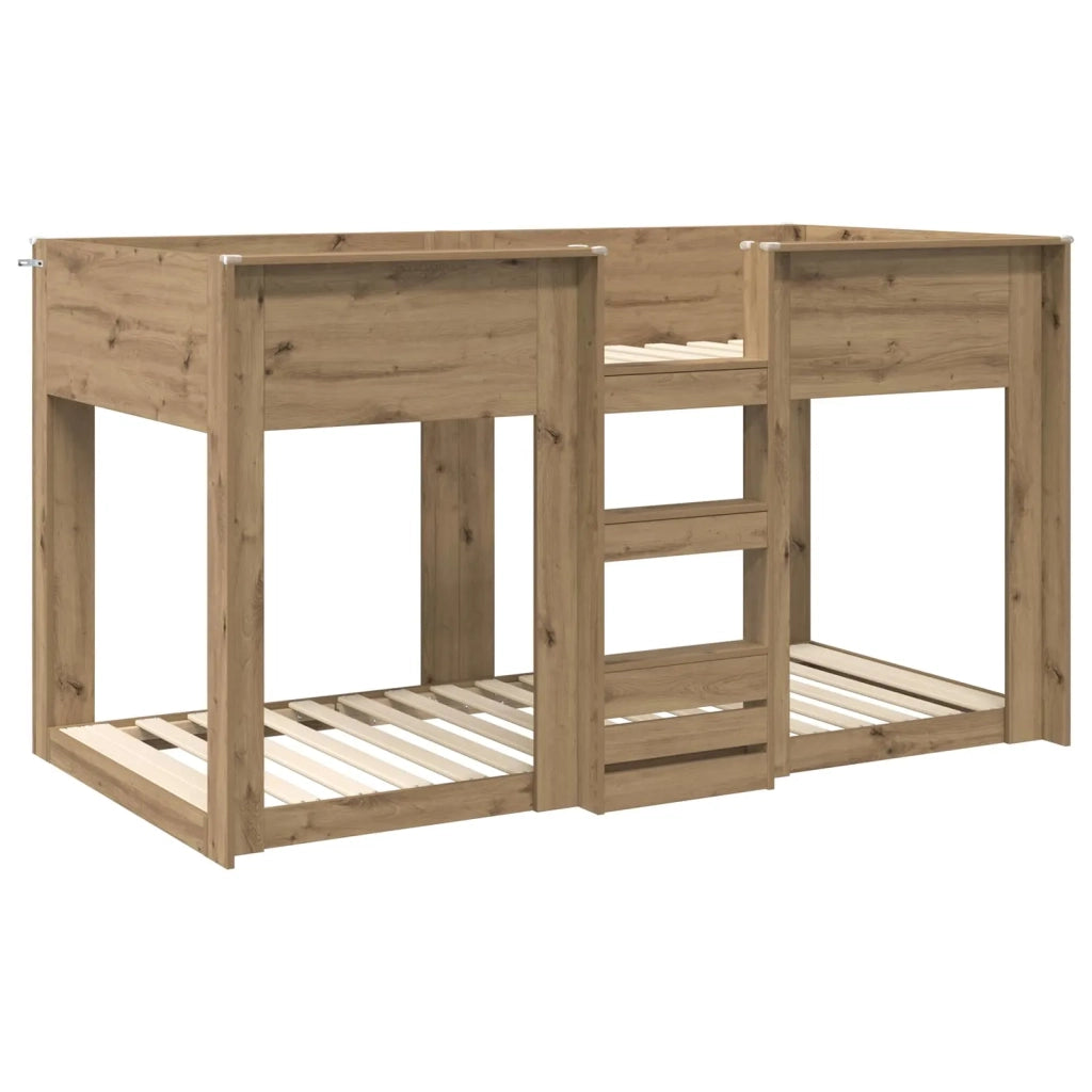 Letto a Castello per Bambini Rovere artigianale 75 x 190 cm 3410394