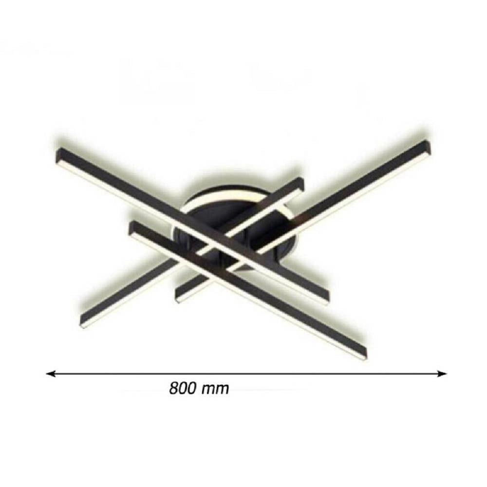 Trade Shop - Plafoniera Led 45 W Bianca Da Soffitto Lampadario Luce 6500k 4000k 3000k Pn-21b -