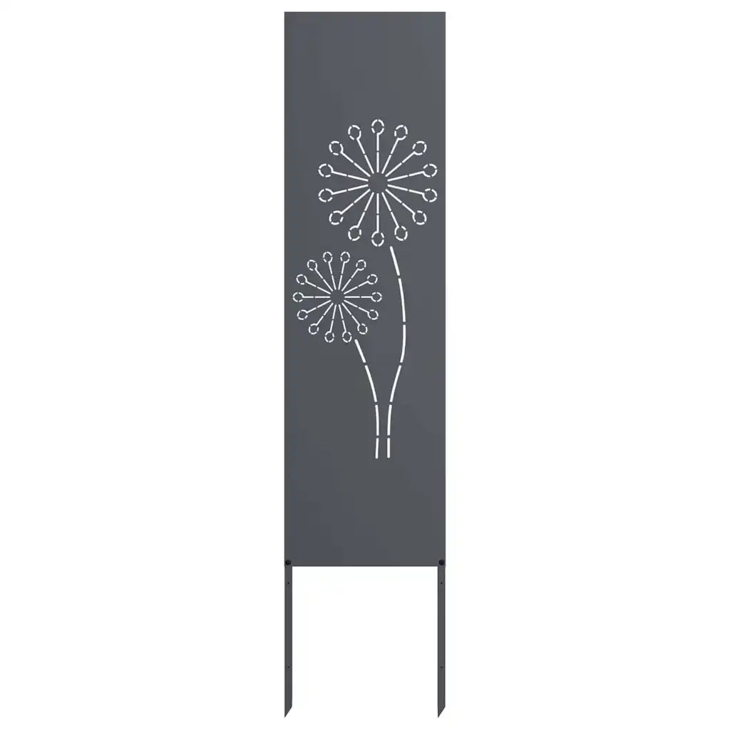 Schermo per privacy in giardino Traforo Antracite 32 x 140 cm 876233