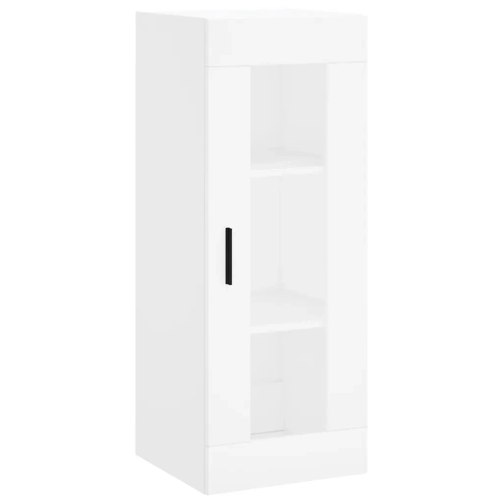 Credenza Bianca 34,5x34x180 cm in Legno Multistrato 3199185