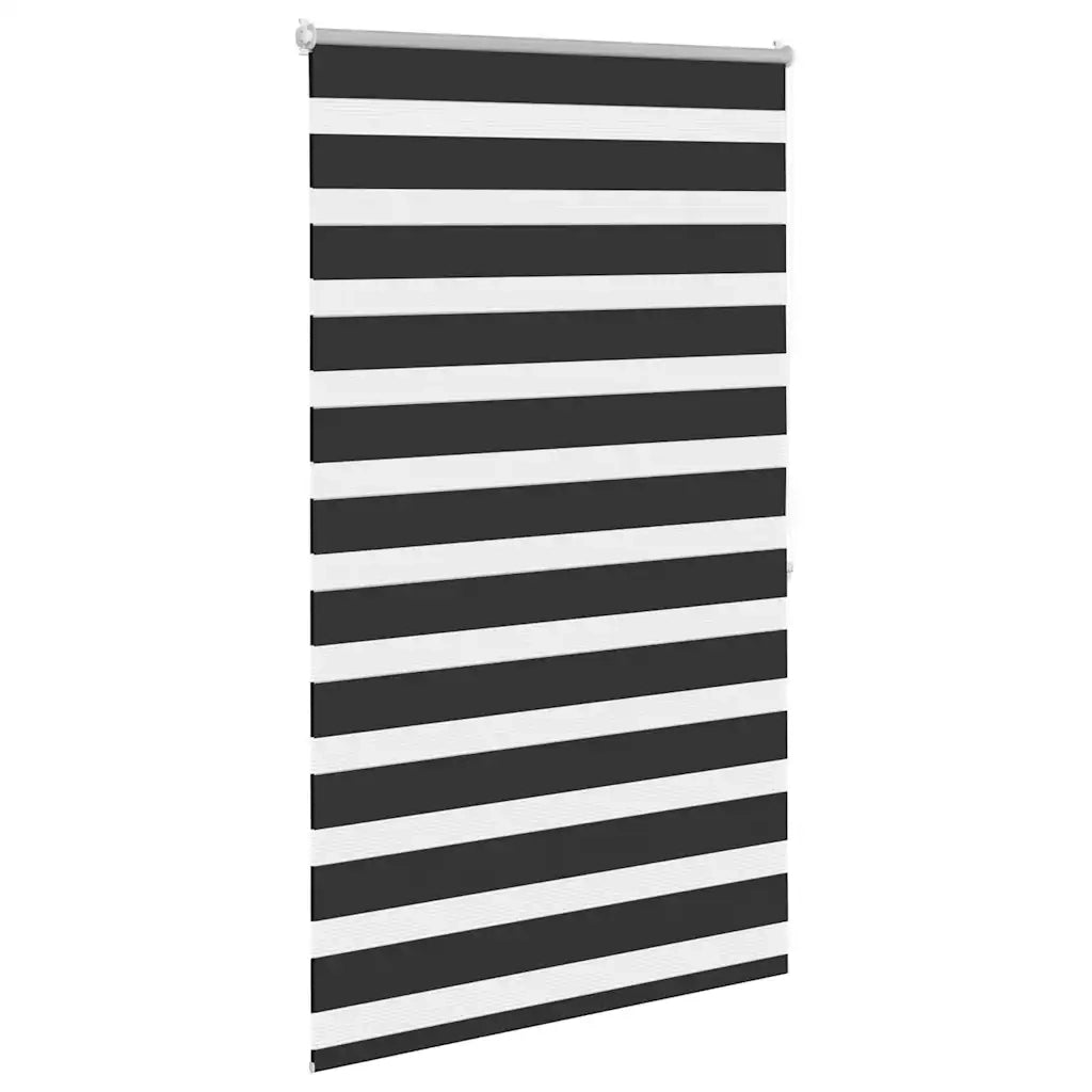 Tenda a rullo zebra-Tenda avvolgibile 100,9x175 cm Tessuto Larghezza 96,7 cm nero