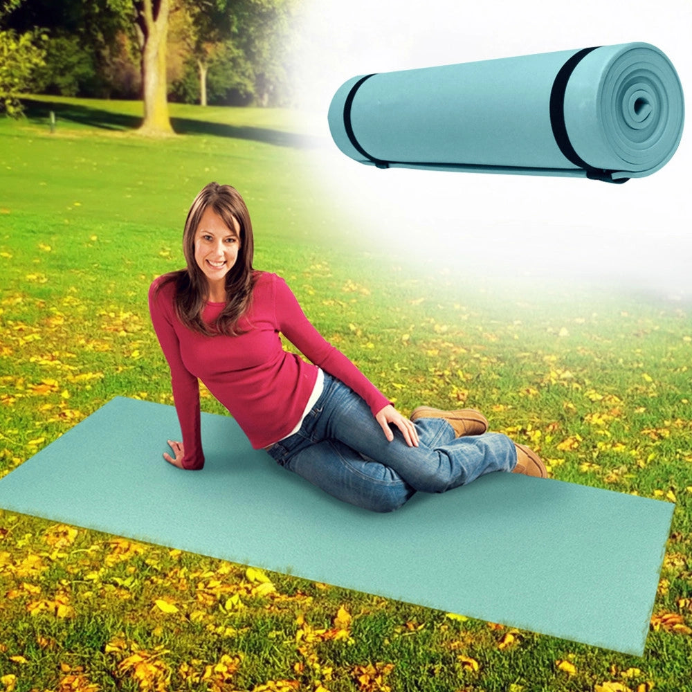 Trade Shop - Tappeto Da Campeggio Tappetino Da Palestra In Schiuma Impermeabile 180x50cm -