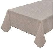 Tovaglia Antimacchia Maculata Bordata Cotone Plastificato Copritavolo Casa Cucina Marrone 135x230 Cm