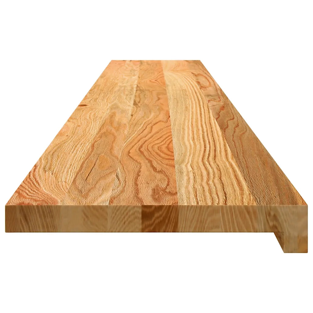 vidaXL Davanzali 2 pz Marrone Chiaro 160x30x2 cm Legno Massello Rovere