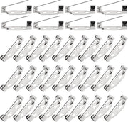 Spille per fermagli di sicurezza - 150 pezzi - argento - 18 cm - metallo - DIY - artigianato.