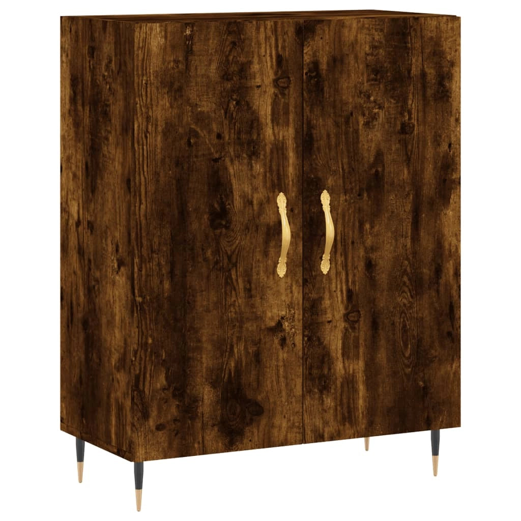 Credenza Rovere Fumo 69,5x34x90 cm in Legno Multistratocod mxl 80805