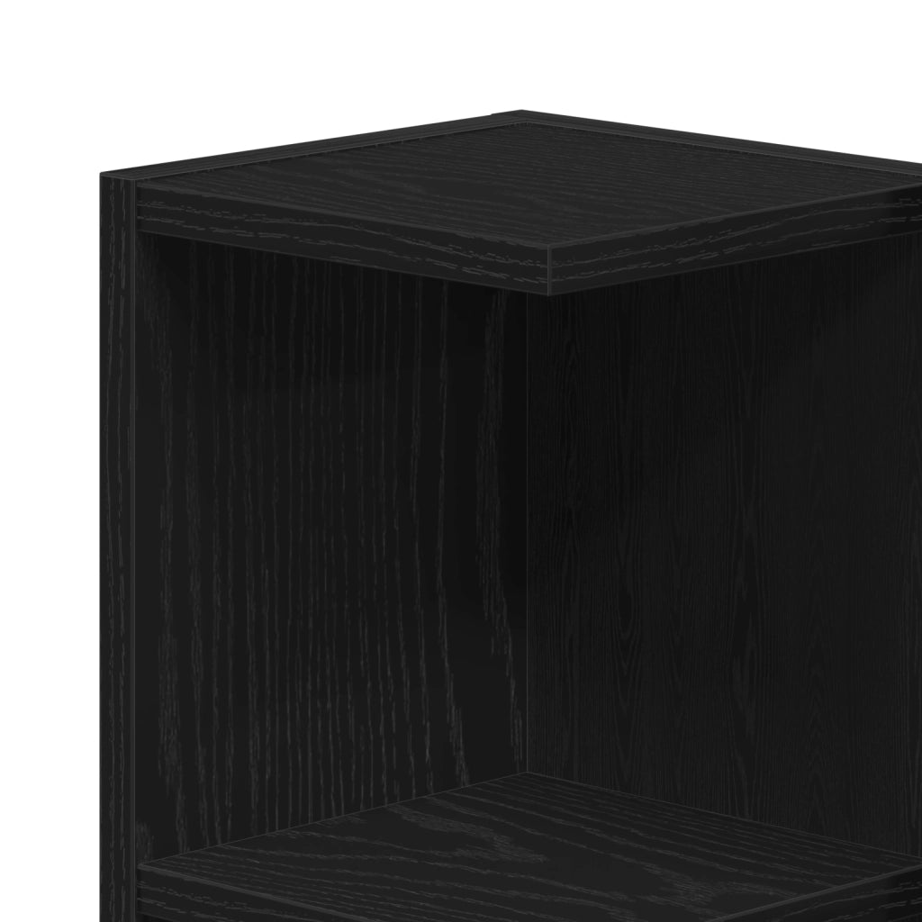 Mobile Specchiera Rovere Nero Legno massello di rovere Compatto