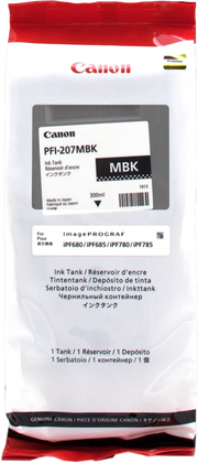 Canon Large Format Canon PFI-207 MBK Cartucce opaco nero