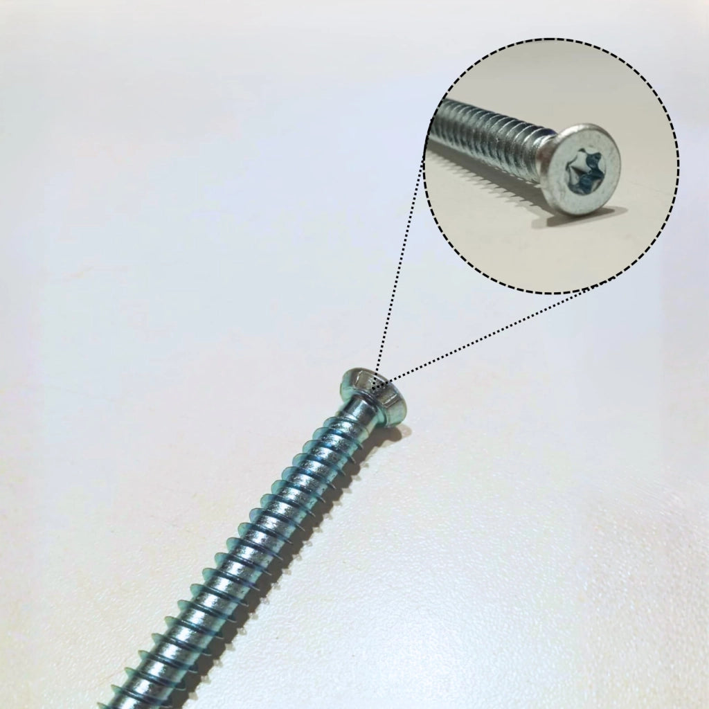 Vite per calcestruzzo testa cilindrica 7,5x100 mm - confezione da 100 pezzi