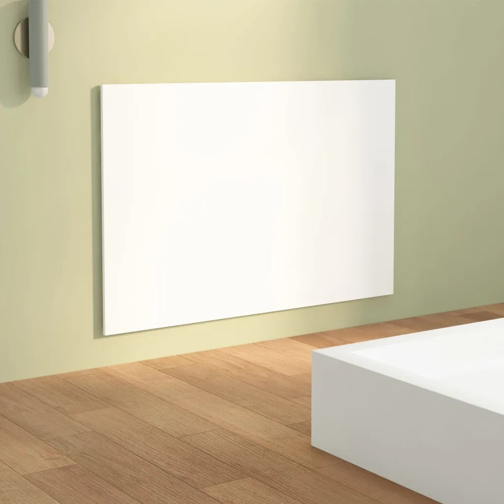 Testiera per Letto Bianca 120x1,5x80 cm in Legno Multistrato 811025