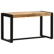 Panca-Sgabello 80x35x45 cm in Legno Massello di Mango Grezzo