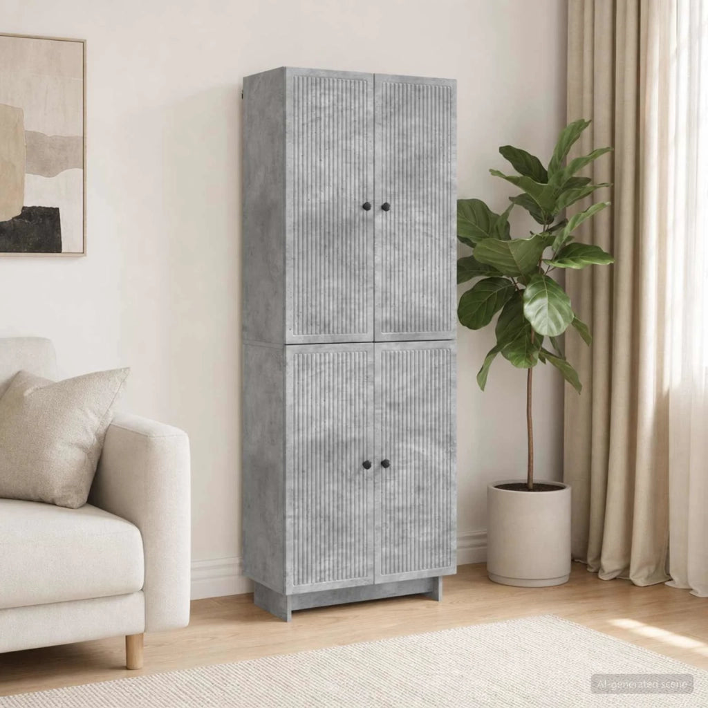 Set di armadi 2 pcs Grigio Cemento 66 x 34,5 x 90 cm 3416361