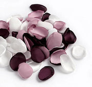 Rossetti in bulk 200 pezzi foglie da getto foglie da vaso decorazione per tavola 45 mm foglie da rosa foglie da ragazza per decorare il percorso della sposa decorazione per tavola centrale per feste e tavola da pranzo - bordo bruciato