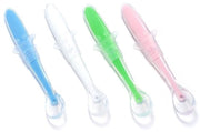 Set di 4 cucchiai in silicone morbidi per bambini adatti per bambini in età prescolare