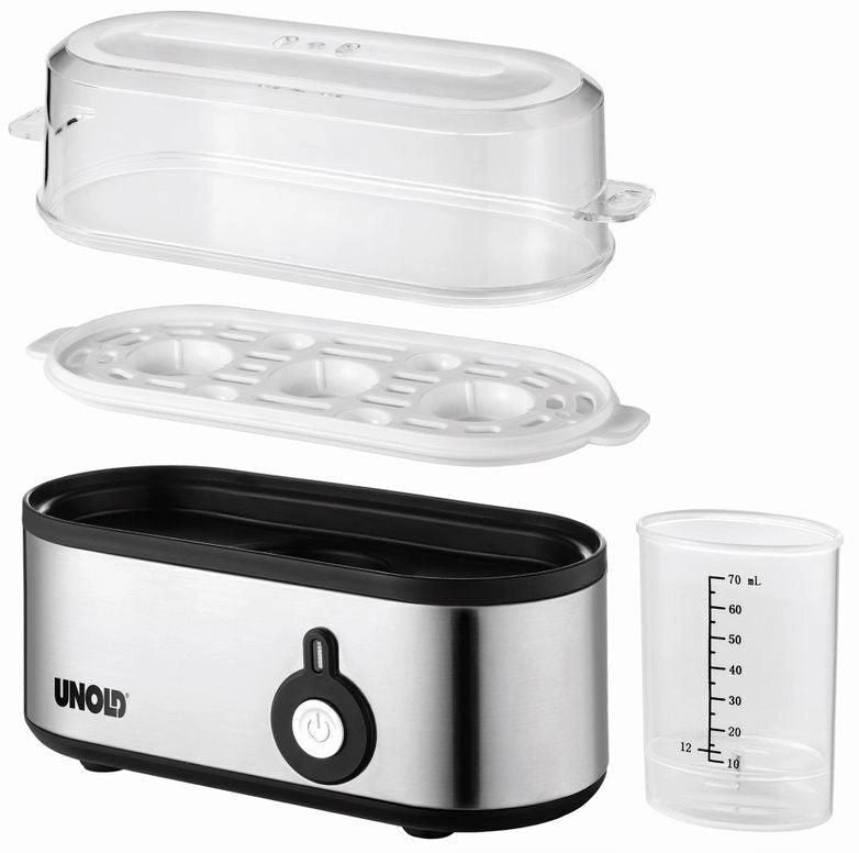 Unold 38610 Pentolino per uova 3 uovo/uova 210 W Acciaio inox