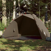Tenda da Pesca 4 Persone-Tenda da campeggio Verde Oliva a Rilascio Rapido 364239