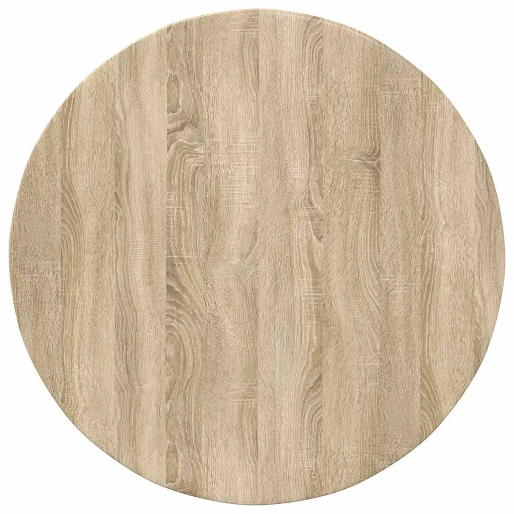 Piano del tavolo rovere sonoma Ø 80 x 1,5 cm Legno multistrato