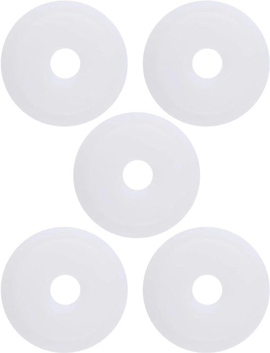Valvola Base per Toilette con Silicone - Compatibile con Valvole Dual Flush Roca - 5 pezzi - 68x16mm