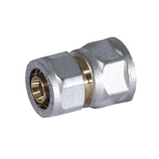 RACCORDO DIRITTO FEMMINA A STRINGERE A CORPO UNICO PER TUBO MULTISTRATO MODELLO 702FP - 1 Ø26  - APE
