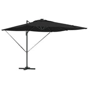Ombrello | Parasolne Nero 286 x 284 x 270 cm Alluminio e Poliestere