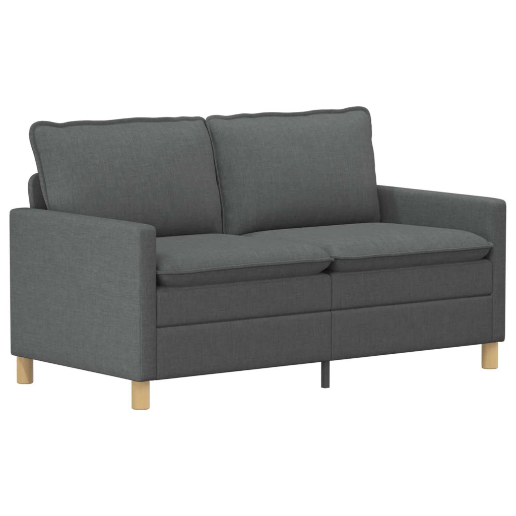 Set di divani 2 pz Grigio Scuro Tessuto 3417060