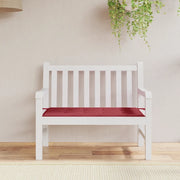Cuscino per Panca-Cuscini per panchina Rosso Vino 100x50x4 cm in Tessuto Oxford