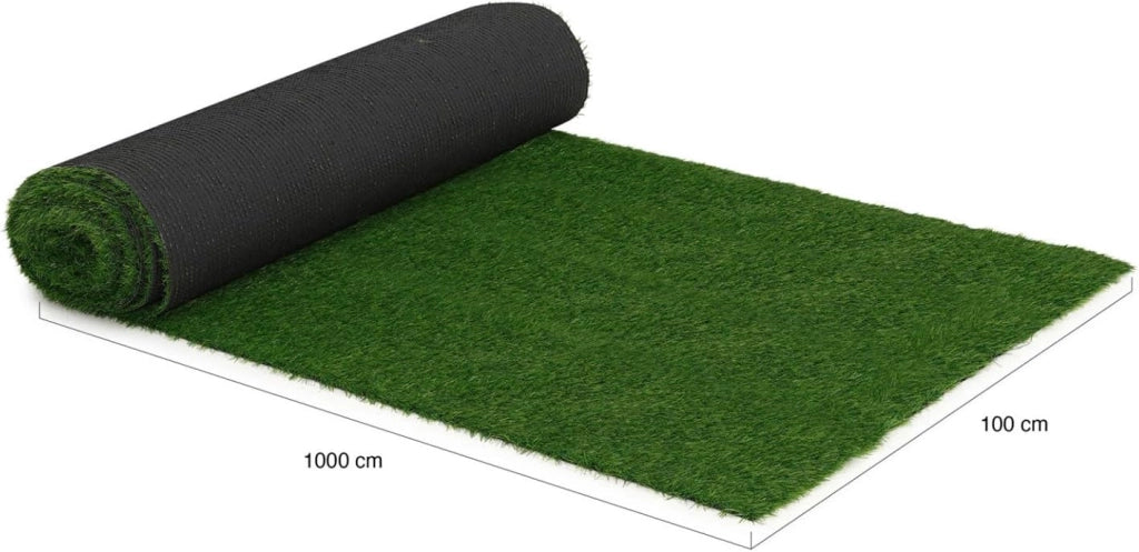 Erba sintetica artificiale 1x10 m 20 mm per giardino e balcone