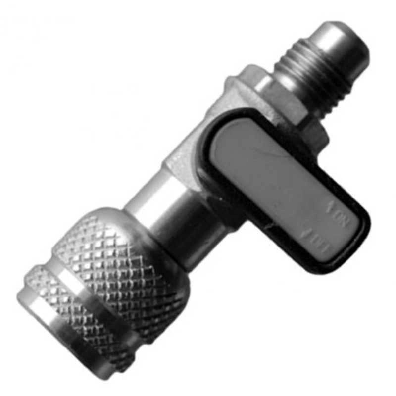 RUBINETTO RACCORDO PER BOMBOLA GAS FREON R600 da 450gr DA 1-4 - UNIVERSALE