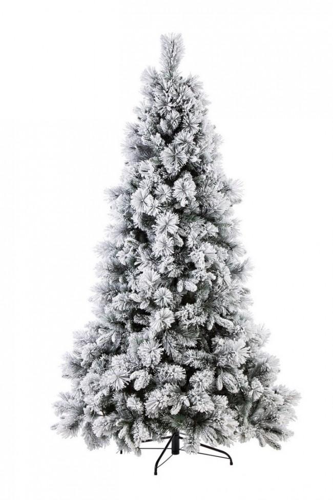 Albero di Natale Artificiale Innevato 150 cm 456 Rami Verde