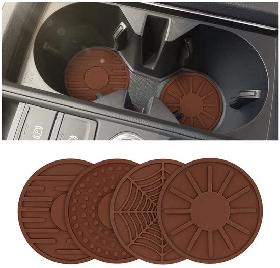 Contenitore universale per piatti - Sostegni in silicone - Antiscivolo - 4 pezzi - Diverse colori - Adatto per alimenti