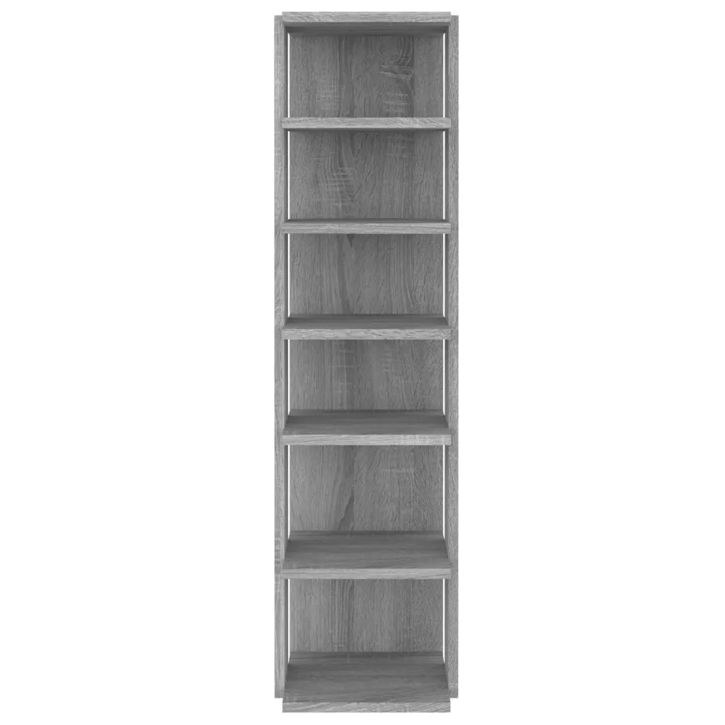Scarpiere 2 pz Grigio Sonoma 27,5x27x102cm in Legno Multistrato 815975