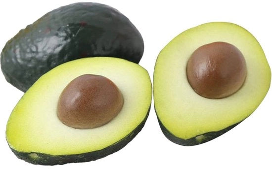 5 pezzi di avocado artificiale - decorazione da vita per casa e feste