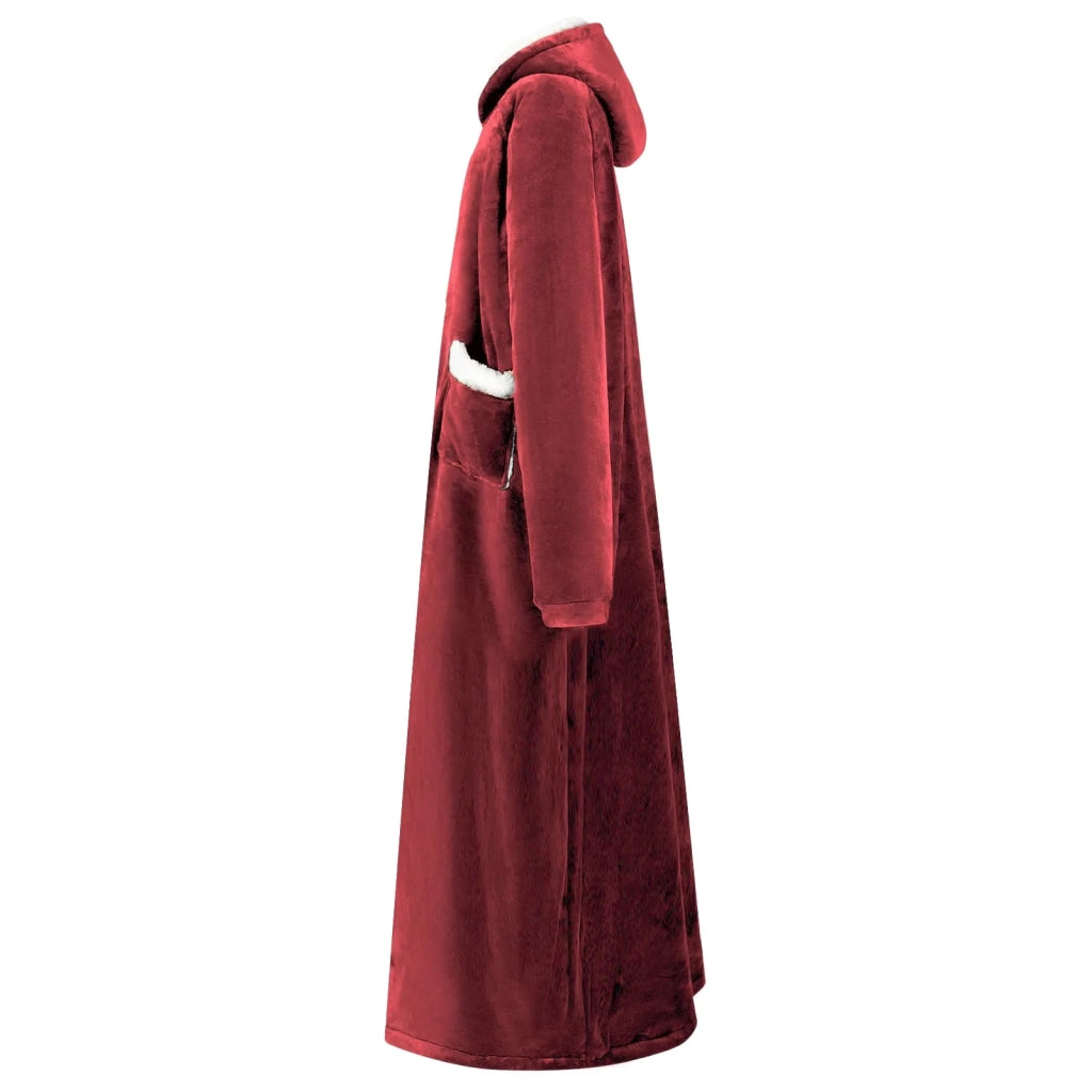 Felpa coperta Rosso Bordeaux L Pile e Flanella CFW4824282