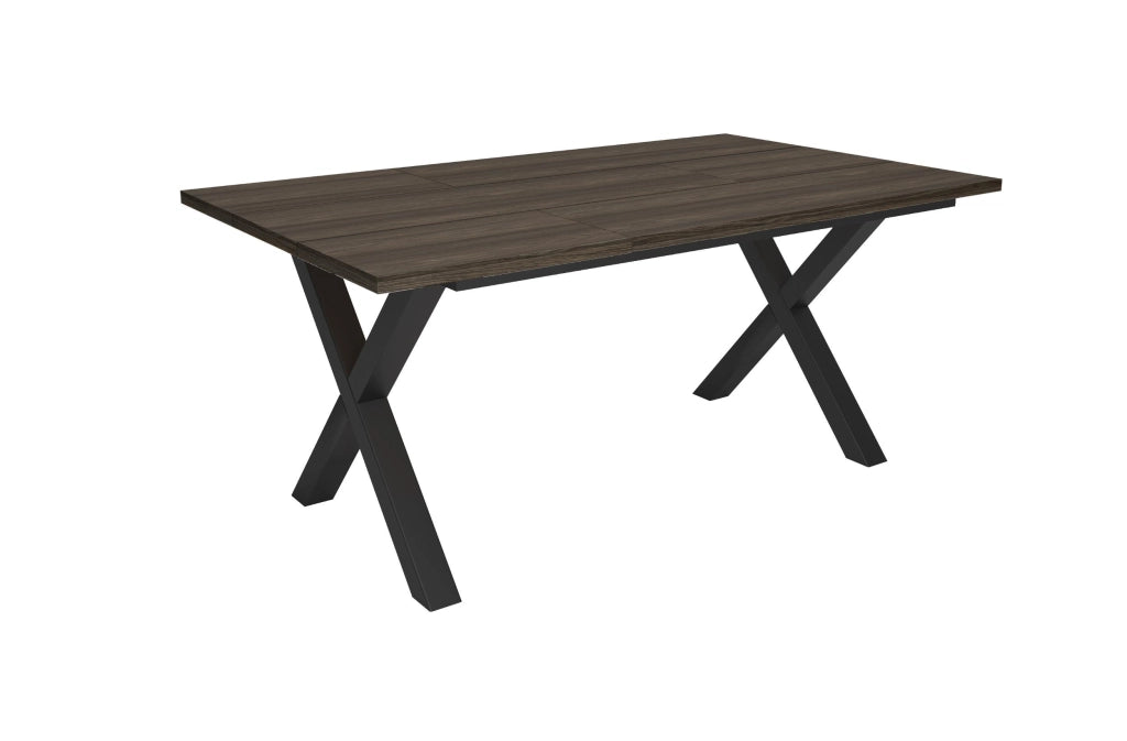 Tavolo da Pranzo, 167x90x74 cm, Per 8 persone, Tavolo Cucina, Rovere scuro
