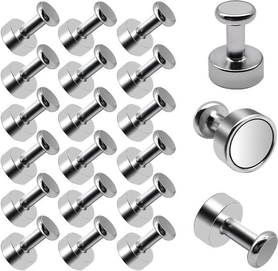 Magnetici forti per lavagna 18 pezzi Magnetici forti per frigorifero per lavagna Prikbordbordmagnetici