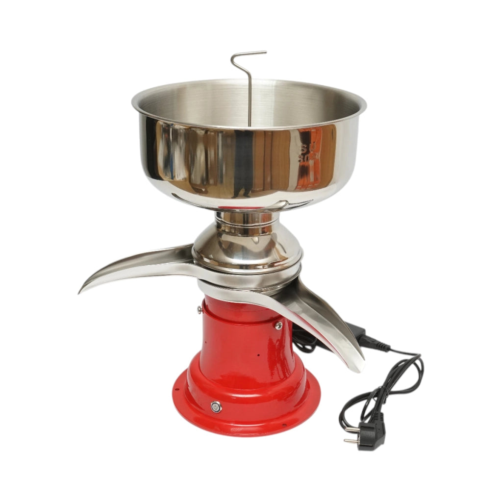 Separatore di panna o scrematrice automatica 30W, 220V, contenitore in acciaio inox da 7L, capacità 90L/h
