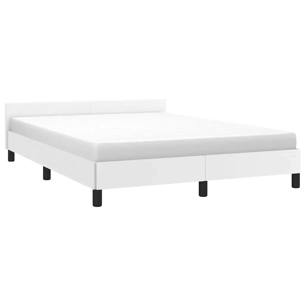 Giroletto con Testiera senza Materasso-Struttura Letto Bianco 140x200 cm 269250