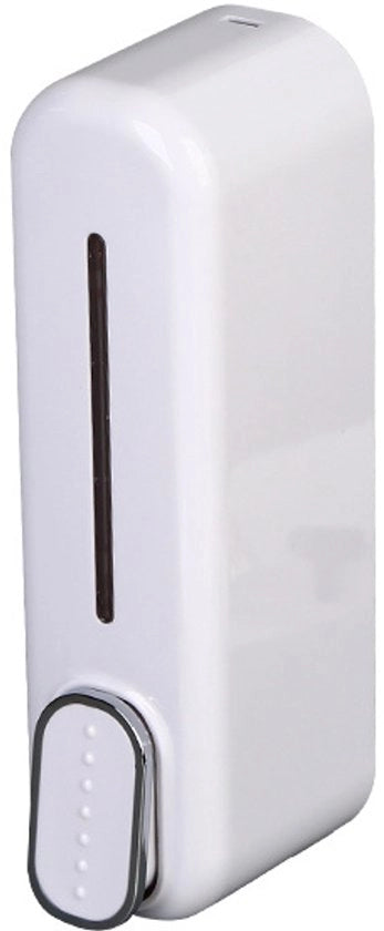 Dispensatore di schiuma 350 ml per bagno, cucina e ufficio, materiale ABS, per shampoo e balsamo corpo, dispensatore per doccia, bianco