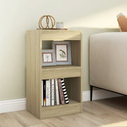 Libreria Divisorio-Scaffale per Libri-Mobile di Stoccaggio Rovere Sonoma 40x30x72 cm