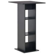 Tavolo alto da bar/bistrot nero 110 cm 0902114