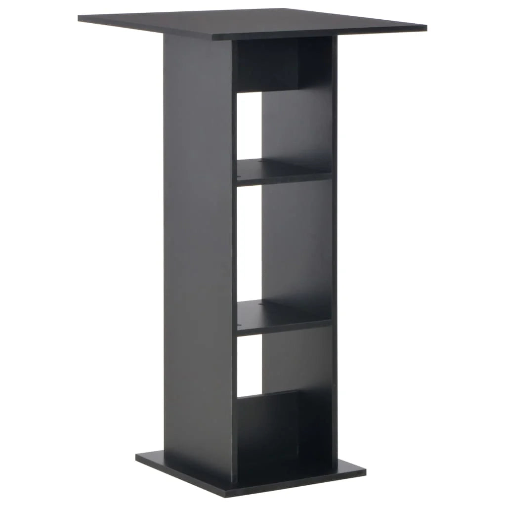 Tavolo alto da bar/bistrot nero 110 cm 0902114
