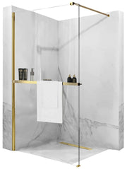 Parete Doccia Rea Aero Gold N 110 Walk In + Evo