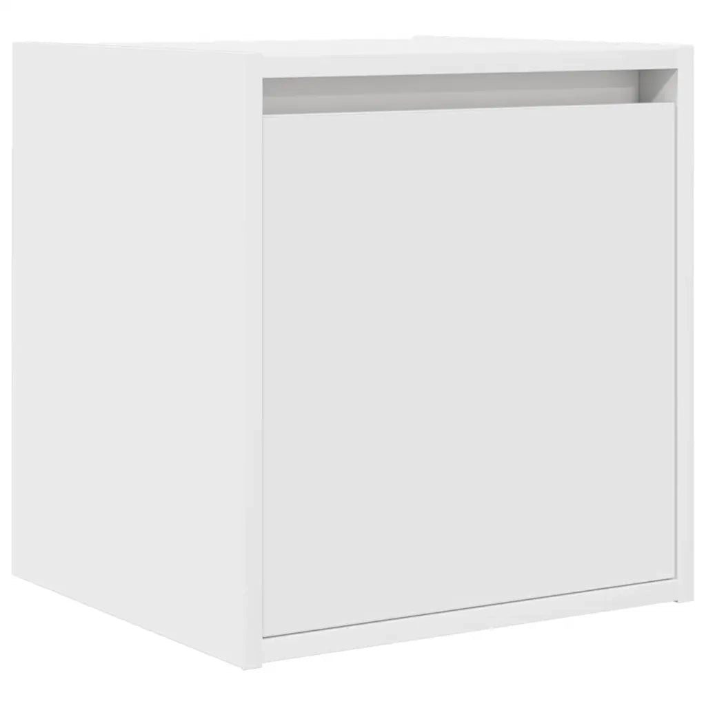 vidaXL Comodini a Muro 2 pz Bianchi 38x34x40 cm