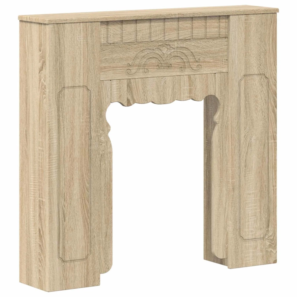 Cornice per camino Rovere Sonoma 93 x 20 x 89 cm 8006626