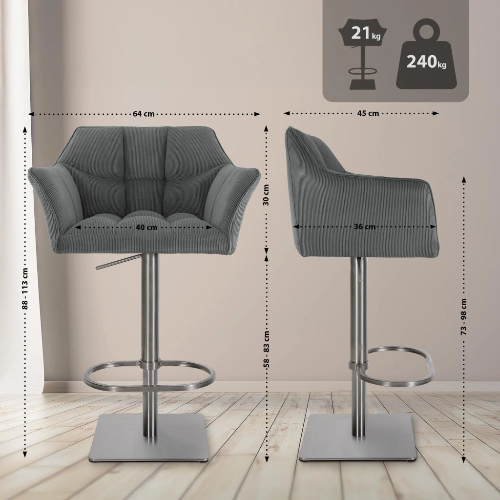 Barhocker Damaso E Cord 4