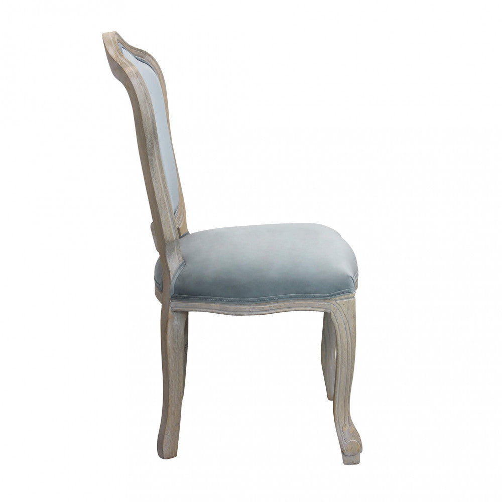 Sedia Charlene 52x50x100 h cm in Legno Grigio