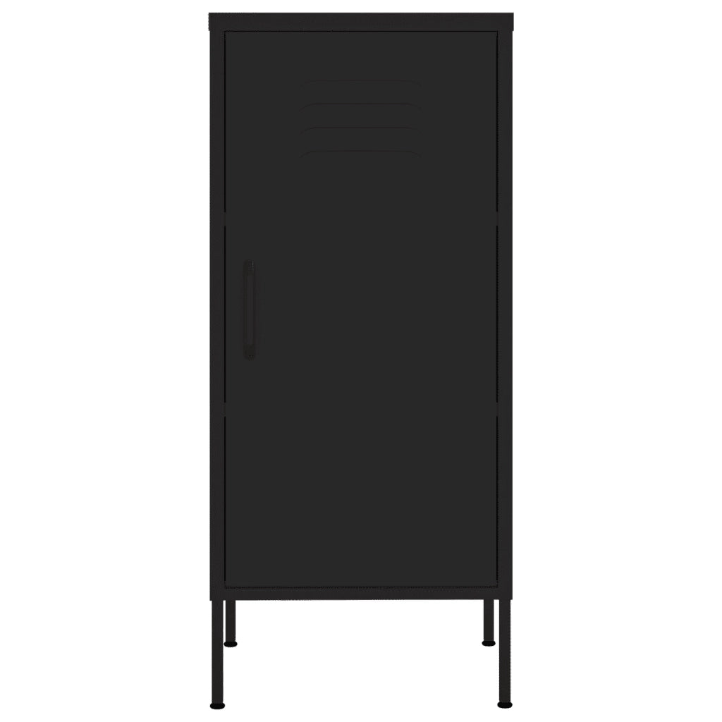 Armadietto Nero 42,5x35x101,5 cm in Acciaio 336196