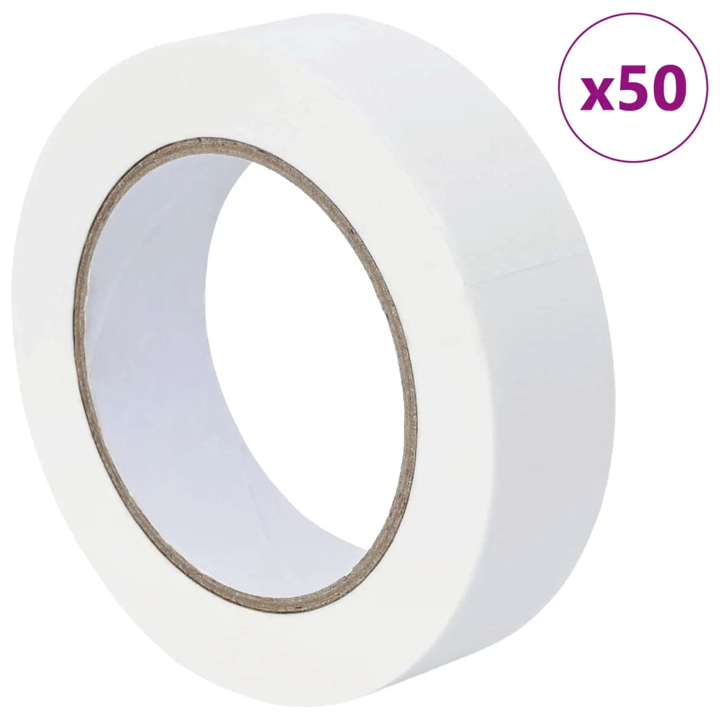 Nastri Adesivi per Pittori 50 pcs Bianco 30mm x 50m Carta 42019662
